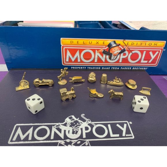 Monopoly Deluxe Edition 1998 Board Game Parker Brothers - Picture 5 of 12